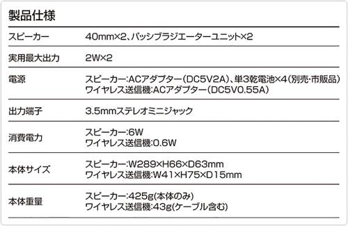 山善(YAMAZEN) キュリオム ワイヤレス 手元スピーカー (AC電源/乾電池 対応) 2.4GHz ブラック YWLS-24(B)
