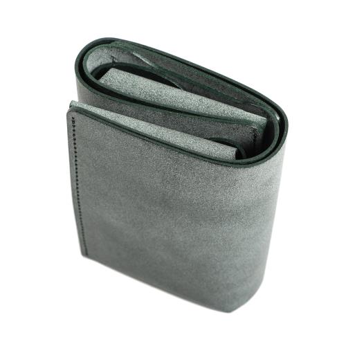 [FABRIK] 財布 三つ折り財布 ファブリック しっかり入ってコンパクトな財布 TRI-FOLD WALLET 本革 メンズ プレゼント ダークグリーン