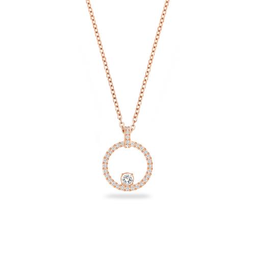 SWAROVSKI（スワロフスキー）Creativity Circle（クリエイティビティサークル） ネックレス/イヤリング/ブレスレットのジュエリーコレクション クリアクリスタル, One Size, 真鍮, 宝石なし [並行輸入品]