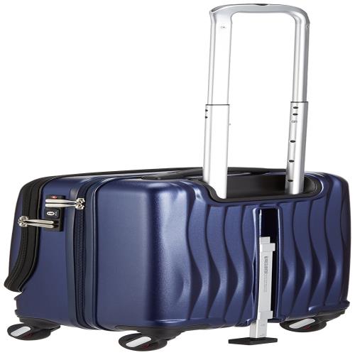 [フリクエンター] スーツケース ファスナー Clam Advance(クラムアドバンス) ストッパー付4輪キャリー フロントオープン 消音/静音キャスター 1-216 34L 46 cm 3.6kg コン