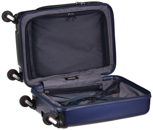 [フリクエンター] スーツケース ファスナー Clam Advance(クラムアドバンス) ストッパー付4輪キャリー フロントオープン 消音/静音キャスター 1-216 34L 46 cm 3.6kg コン