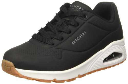 Skechers レディース Uno-Stand on Air スニーカー、3/8 UK US サイズ: 9.5 カラー: ブラック
