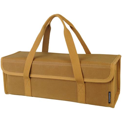 asobito(アソビト) ツールボックス Mサイズ ペグ ハンマー 防水帆布 キャメル 9号綿帆布 ab-011CM