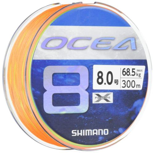 シマノ(SHIMANO) ライン オシア8 300m 8.0号 5カラー LD-A71S 釣り糸