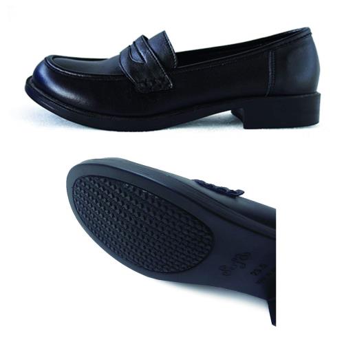 [やさしい靴工房 Belle  Sofa] ローファー A6407 (23.5cm, ブラック)