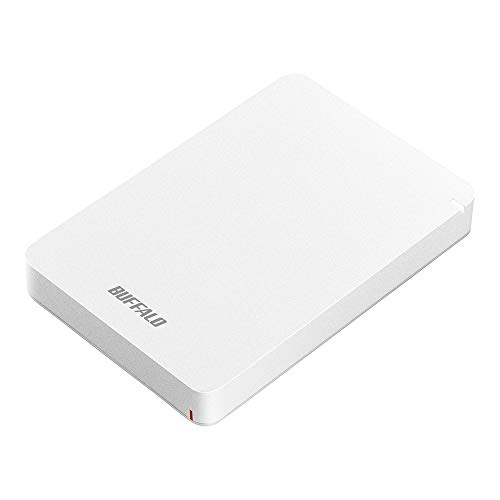 BUFFALO USB3.1(Gen.1)対応 耐衝撃ポータブルHDD 2TB ホワイト BUFFALO USB3.1(Gen.1)対応 耐衝撃ポータブルHDD 2TB ホワイト