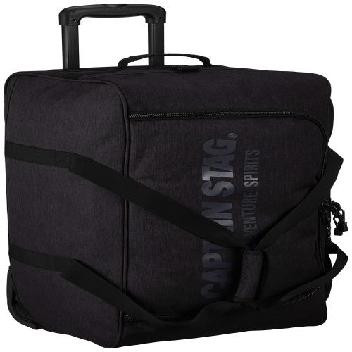 [キャプテンスタッグ] 杢調ボストンキャリー 61L 30cm 12530001 BK BK