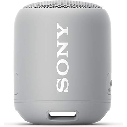 ソニー ワイヤレスポータブルスピーカー SRS-XB12 : 防水 / 防塵 / Bluetooth対応 / 重低音モデル / マイク付き/ 軽量 コンパクト 2019年モデル / マイク付き/ グレー SRS-XB12 H
