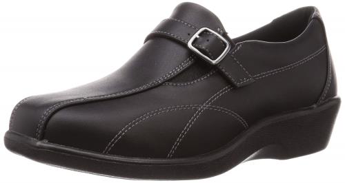 [トパーズ] スニーカーブーツ 超軽量 レディース ひもなし ゆったり幅広 ウォーキングシューズ 10 ブラック 23.5 cm 3E