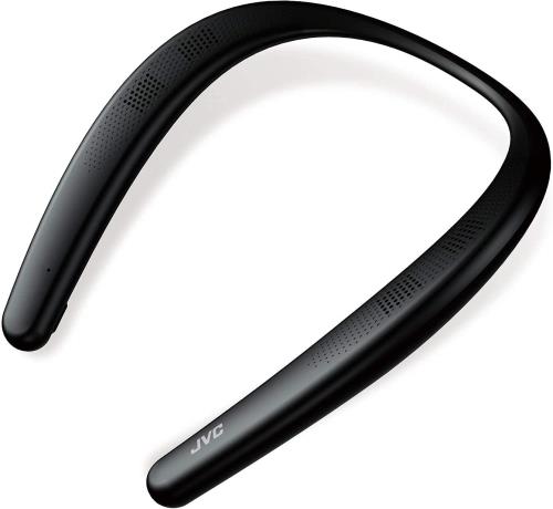 JVCケンウッド JVC SP-A7WT-B NAGARAKU ウェアラブルネックスピーカー ワイヤレス Bluetooth 約15時間連続再生 本体約83g軽量設計 生活防水対応 ブラック
