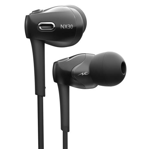 ラディウス radius HP-NX30 ハイレゾ対応イヤホン : NeEXTRAシリーズ FLW構造ドライバー搭載 ハイレゾ 有線 カナル型 イヤフォン HP-NX30K (ブラック)