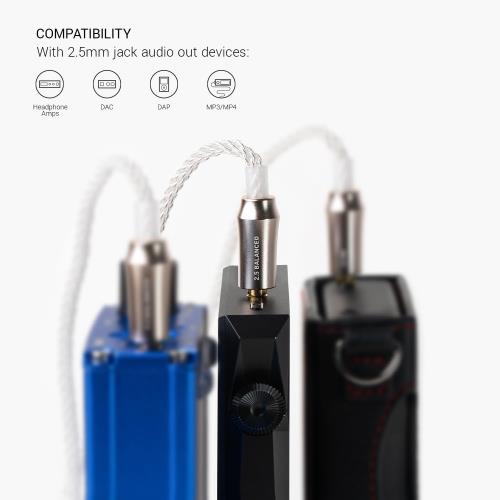 Meze Audio 99 Classics/99Neo 2.5mm アップグレードバランス ケーブル