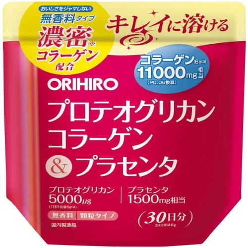 オリヒロ プロテオグリカンコラーゲンプラセンタ 180g×4個