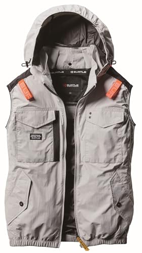 BURTLE バートル 春夏用 エアークラフトタクティカルベスト(ユニセックス) アッシュグレー AC1154 60 3XL