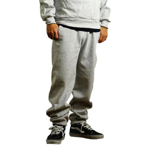 [ロサンゼルスアパレル] HF04 14オンス ヘビーフリース スウェットロングパンツ アッシュグレー S