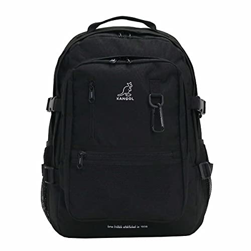 [カンゴール] サイドベルト BIGポケット リュック バックパック オフ KGSA-BG0197 (ブラック)