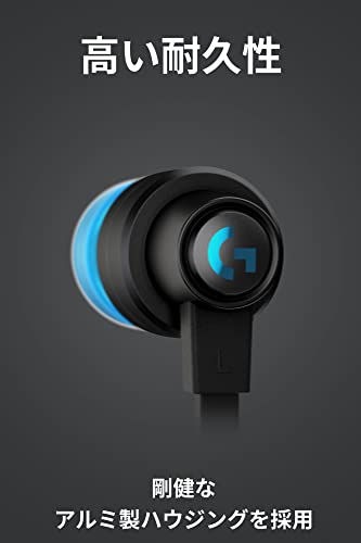 Logicool G ゲーミングイヤホン G333 有線 イヤホン ブラック インライン マイク 3.5mm USB-C ボリュームコントロール PS5 PS4 Switch 2 PC スマホ 対応 G333-BK 国内正規品 2年間メーカー保証