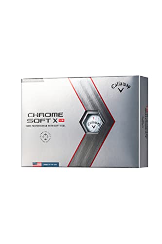 キャロウェイ(Callaway) ゴルフボール CHROME SOFT X LS 2022 1ダース(12個入り) 4ピース構造 ホワイト