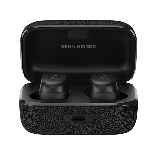 ゼンハイザー Sennheiser ワイヤレスイヤホン bluetooth MOMENTUM True Wireless 3 ブラック 本社開発高性能シングルダイナミックドライバー 低遅延 aptX Adaptive マルチポイント ノイキャン 外音取込 Bluetooth 5.2 +Class1 途切れにくい Qi充電 通話 国内正規品