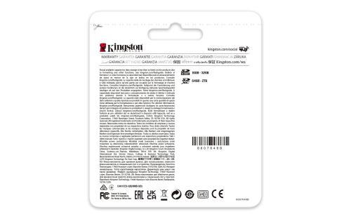 キングストン SDXCカード 32GB 最大300MB/s UHS-II V90 4K 8K Canvas React Plus SDR2/32GB カードのみ 製品寿命期間保証