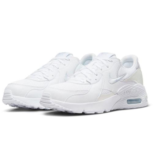 NIKE(ナイキ) エア マックス エクシー W AIRMAX EXCEE ホワイト/シルバー CD5432-121 日本国内正規品 24.5cm