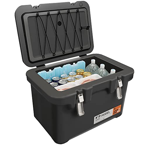 アイリスオーヤマ(IRIS OHYAMA)13.3日保冷 アイリスオーヤマ HUGEL 真空断熱クーラーボックス 40L チャコ-ルグレー クーラーボックス レジャークーラー アウトドア キャンプ 大型 スポーツ VITC-40