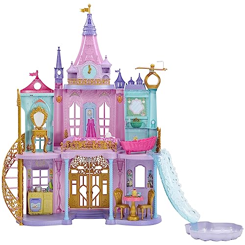 マテル(MATTEL)ディズニー(Disney)/ディズニープリンセス(Disney Princess) マジカルアドベンチャーおしろ着せ替え人形・ドールハウス、アクセサリープレイセットディズニー100周年セレブレーション3才~プレゼント HLW29の通販は
