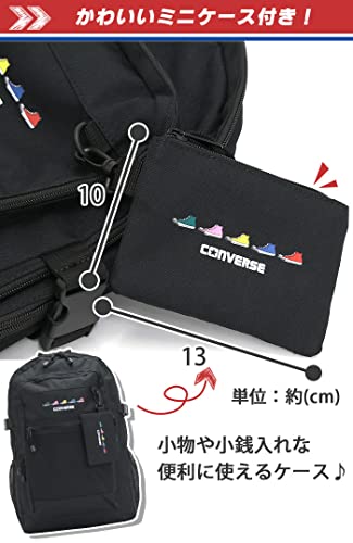 コンバース] バックパック SNEAKERS PRINT BACKPACK ブラック×カラフル