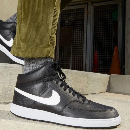 [ナイキ] コート ビジョン ミッド ネクスト ネイチャー COURT VISION MID NN ブラック/ブラック/ホワイト DN3577-001 日本国内正規品 27.0cm