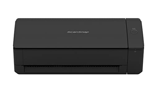 リコー PFU ドキュメントスキャナー ScanSnap iX1300 (最新/高速毎分30枚/両面読取/Uターンスキャン・リターン スキャン対応/Wi-Fi対応/USB接続/コンパクト/書類/レシート/名刺/写真) (Black)