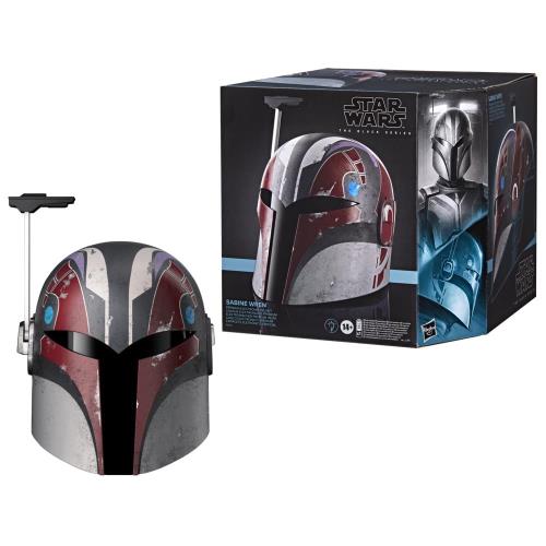 [ハズブロ] スター・ウォーズ STAR WARS ブラックシリーズ サビーヌ・レン プレミアム エレクトロニック ヘルメット アドバンストLEDエフェクト付き、対象年齢14才以上 F9179 正規品