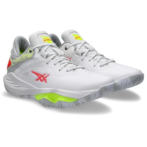 [アシックス] バスケットボールシューズ NOVA SURGE LOW 1061A043 ユニセックス ホワイト/サンライズレッド 27.5