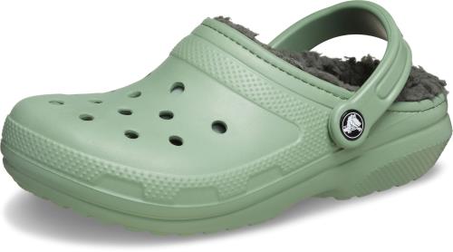 Crocs (クロックス) 男女兼用 大人用 クラシック 裏地付き クロッグ, モス/マルチ。, 10 Women/8 Men