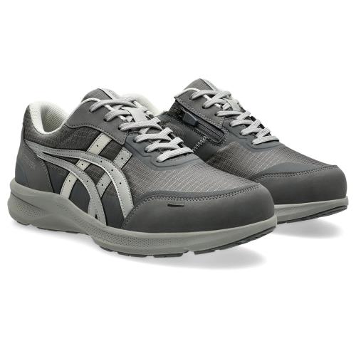[ウェルネスウォーカー] ウォーキングシューズ アシックスウォーキング GORE-TEX 防水 ハダシウォーカー ファスナー付き メンズ グレー/ライトグレー020 24.5 cm