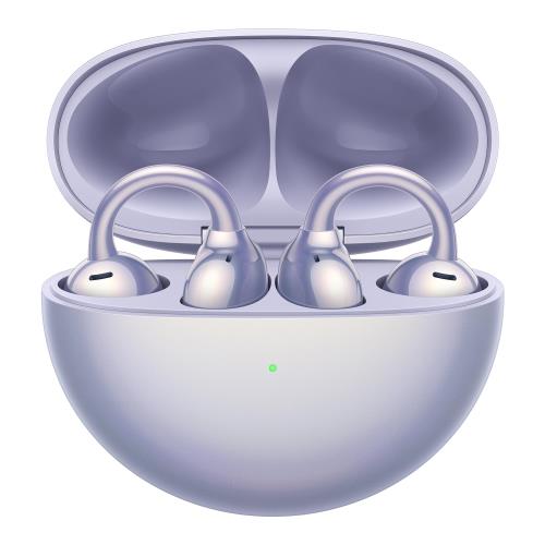 HUAWEI FreeClip ワイヤレスイヤホン Bluetooth オープンイヤー イヤーカフ型 3段階音量調整 耳を塞がないイヤホン 軽量約5.6g(本体) 音漏れ防止 マイク付き 通話ノイズリダクション 36時間再生 左右自動認識 IP54防塵防滴 ワイヤレス/急速充電 マルチポイント接続 パープル