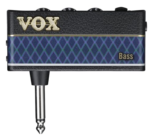 VOX(ヴォックス) ベース用 ヘッドホンアンプ amPlug 3 Bass 小型/ケーブル不要/自宅練習/電池駆動/エフェクト内蔵/ベースアンプサウンド AP3-BA