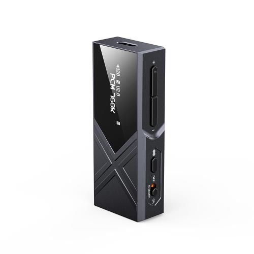 FIIO KA17 日本正規店より発送・シリアルナンバー付ブラック ブルー ポータブル USB DAC FIO-KA17-B FIO-KA17-L (ブラック)