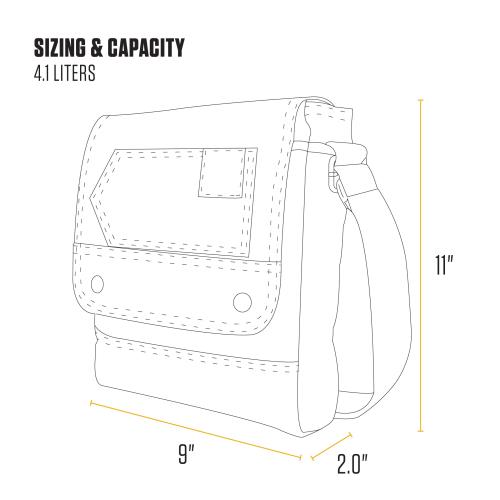 Carhartt、丈夫で調節可能なバッグ、フラップ開閉、毎日のクロスボディ