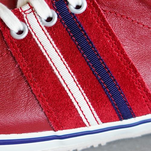 [スピングル] SP-198 レッド Lサイズ(26.5cm) スニーカー メンズ レディース