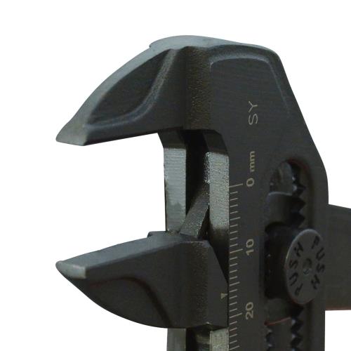 フジ矢(Fujiya) パワーモンキープライヤー 黒金 全長183mm 最大開口35mm FLM-35-BG