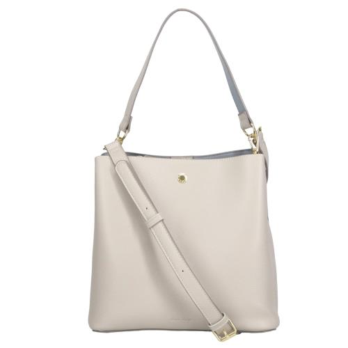 [レガートラルゴ] ショルダーバッグ ミニ かるいかばん たすかるっかばん 2WAY ミドル レディース LH-F3373 ライトグレー