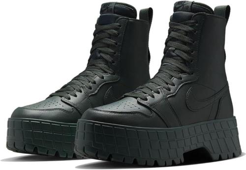 [ナイキ] エア ジョーダン 1 ブルックリン W AIR JORDAN 1 BROOKLYN ディーペストグリーン/ディーペストグリーン/ブラック FJ5737-300 23.5cm
