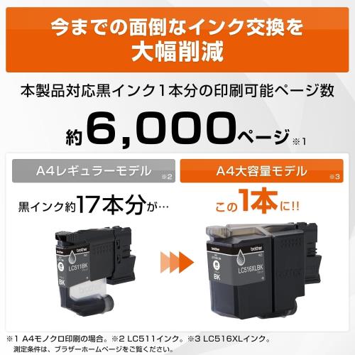 ブラザー プリンター A4大容量インクジェット複合機 DCP-J4250N コピー 