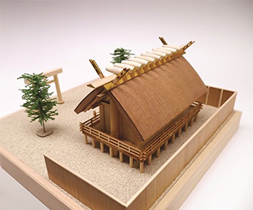 ウッディジョー 1/150 神明造り 神社 木製模型 組立キット_1
