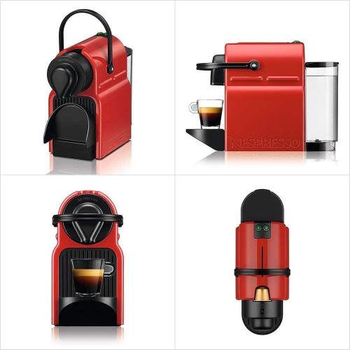 ネスプレッソ カプセル式コーヒーメーカー イニッシア ルビーレッド 水タンク容量0.6L コンパクト 軽量 C40-RE-W