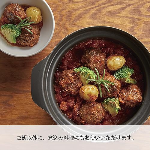 HARIO(ハリオ) ご飯釜 雪平 IH対応 1~3合用 シルバー 雪平 プレゼント ギフト 贈り物 GIS-200_3