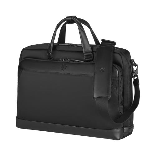 [ビクトリノックス] Alox Nero アロックスネロ ブリーフケース ビジネスのためのブラックブリーフケース メンズ 通勤 通学 軽量 薄型 スリム 2way ショルダー ラップトップ pc ノートパソコン A4 15.6インチ タブレット 10インチ 13L ブラック 国内正規品 611805