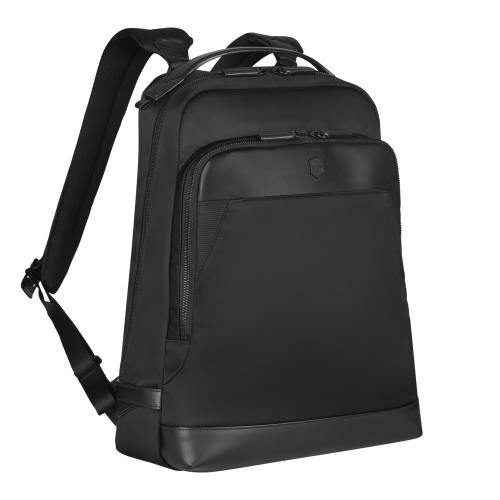 [ビクトリノックス] Alox Nero アロックスネロ バックパック 機能性に優れ洗練されたバッグ ビジネス メンズ 通学 通勤 スリム リュック 耐久性 pc ノートパソコン 15.6インチ タブレット 10インチ A4 名入れ 17L ブラック 国内正規品 611804