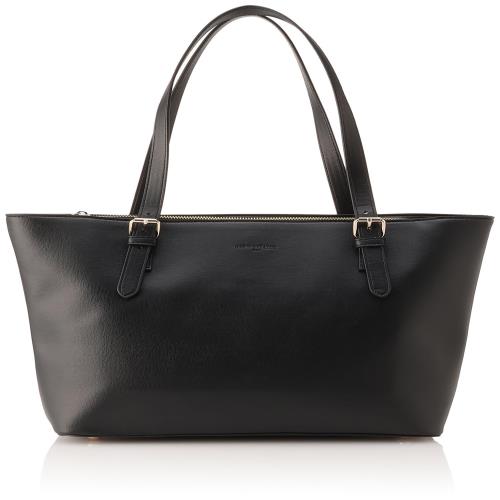 [マリ・クレール パリ] ビジネストート Eva（エバ） ビジネスバッグ（レディース） トート リクルート A4サイズ 両アオリ 3層 軽量 多機能 大容量 クロ