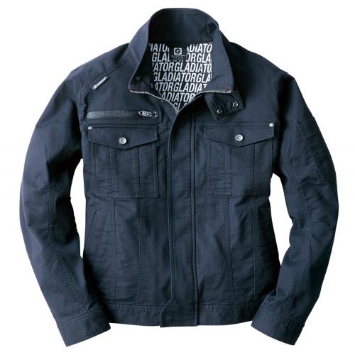 [コーコス信岡] GA-3910 ストレッチコードピケジャケット ネイビー 3L